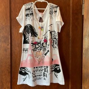 Fancy t-shirt girl’s xl